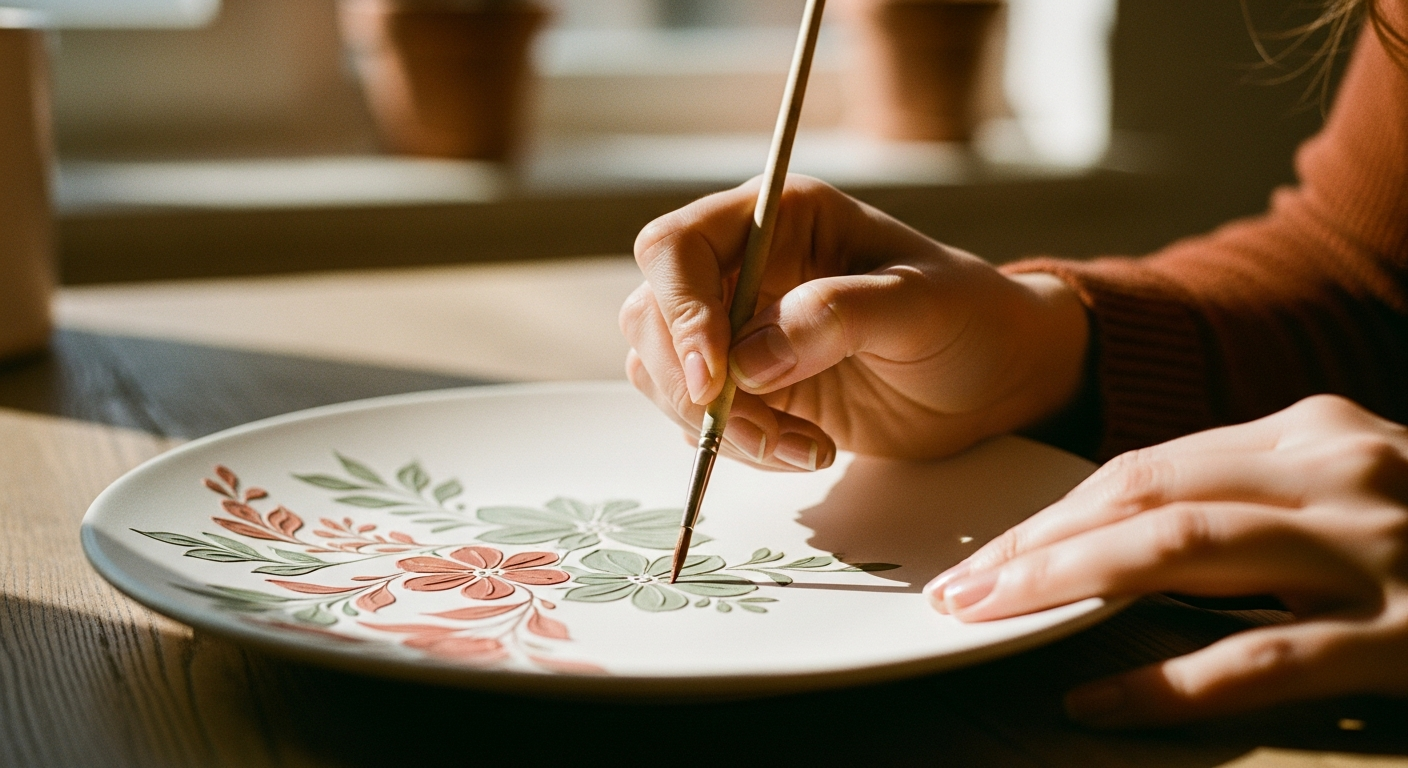 Роспись посуды — авторский курс Dishart